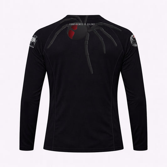 Red Back Spider Rashguard Long Sleeve